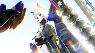 【自建模/明日方舟/MMD】凯尔希-残余-模型展示