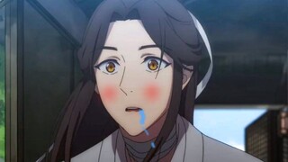 [Heaven Official's Blessing] Xie Lian encounters a flower girl whose face is red, her ears are red a