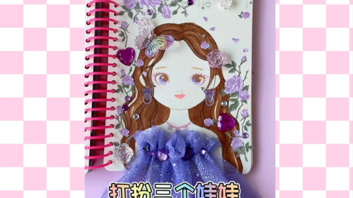 Dress Up Three Dolls: Princess Makeup & Dress-Up Sticker Book