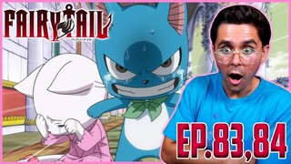 "HAPPY HAS HAD ENOUGH" Fairy Tail Ep.83,84 Live Reaction!