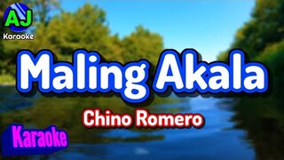 MALING AKALA - Chino Romero | KARAOKE HD