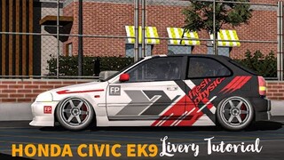 Honda Civic EK9 Livery Tutorial in Car Parking Multiplayer New Update