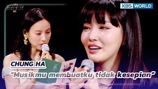 [IND/ENG] Ketemu idolanya sejak kecil, CHUNG HA meneteskan air mata | The Seasons | KBS WORLD 240322