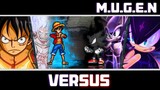 Dark Sonic VS Luffy | Epic Fight Mugen