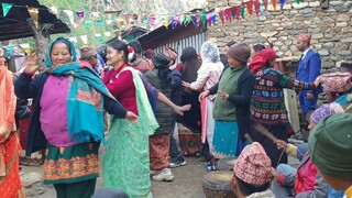 Dance in Panchebaja | Traditional Cultural Music Panchebaja | Marriage in Nepal |