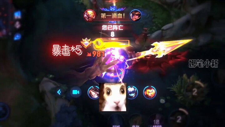["Is this kind of 'lucky critical hit' really a thing? Luck is part of your skill, after all."]