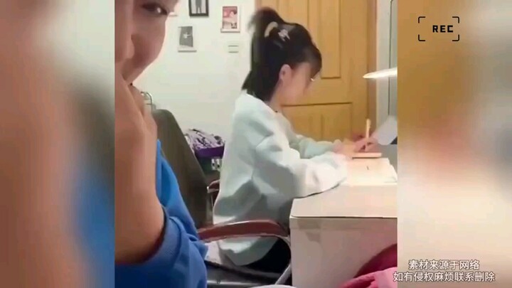 With her mom’s permission, the girl wanted to take a break, but her dad kept “messing around” nearby