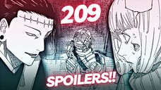 SORCERERS VS SOLDIERS!🔥"THE WAR HAS BEGUN"☠ | JUJUTSU KAISEN SPOILER CHAPTER 209