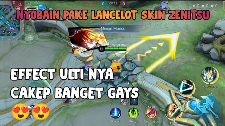 Skin Baru Lancelot zenitsu | Effect skil nya Mantep banget