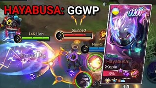 TOP GLOBAL SELENA VS TOP GLOBAL HAYABUSA *HARD GAME*