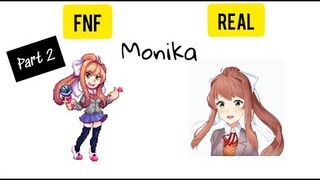 FNF Comparison | FNF mods vs real characters PART 2 | Friday Night Funkin' real life