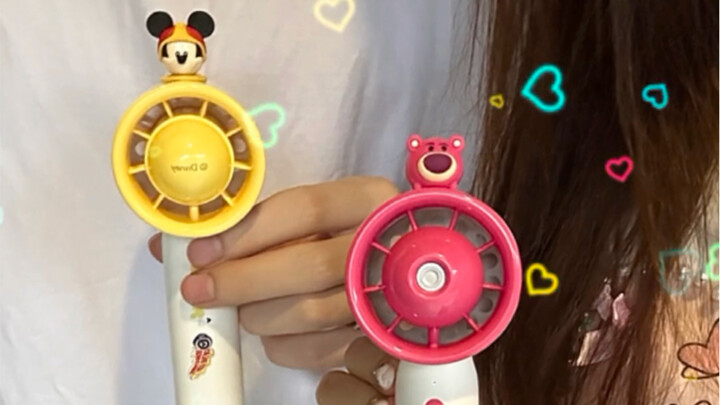 อิจฉาไหม! เพื่อนซี้จัดให้พัดลมสเปรย์หมีสตรอว์เบอร์รี ลมแรงมากกก!