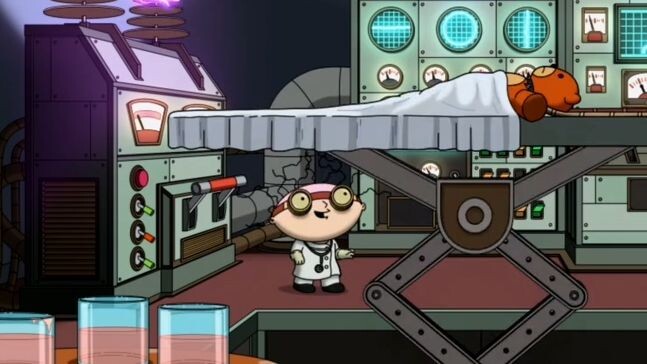 Dr. Strange Dumpling conducts a horrific experiment to try to create life. Family Guy's latest Hallo