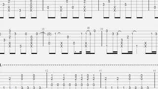 【Fingerstyle Guitar Tab】รองเท้าส้นสูงสีแดง