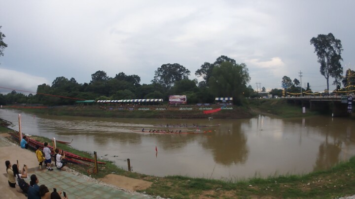 The First Day of the Annual Royal Cup Long Boat Racing Festival 2026, Kamalasai, Kalasin