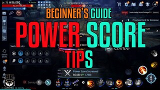 Beginners Guide Paano Mapapalaki ang POWER SCORE sa mir4