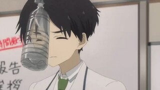 Warm water was thrown for one minute