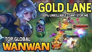 100% UNKILLABLE! WANWAN BEST BUILD 2021 | TOP GLOBAL WANWAN GAMEPLAY | MOBILE LEGENDS✓