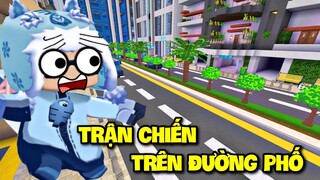 🏠 TRẬN CHIẾN ÁC LIỆT TRONG THÀNH PHỐ GIỮA MEOWPEO VÀ 500 AE FAN TRONG MINI GAME MINI WORLD