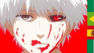Comparison of Kaneki's dark voice acting in different countries: I am a ghoul