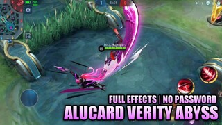 SCRIPT SKIN ALUCARD VERITY ABYSS FULL EFFECTS VOICE NO PASSWORD - MOBILE LEGENDS