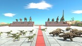 Dinosaurs in Pack TOURNAMENT - Animal Revolt Battle Simulator