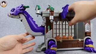 [Review] Early rare large castle claw machine Kamen Rider KIVA Delan Castle Play! !