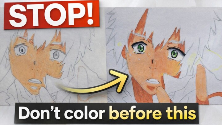 “STOP! Don’t Color Before This (Beginner Mistake)”
