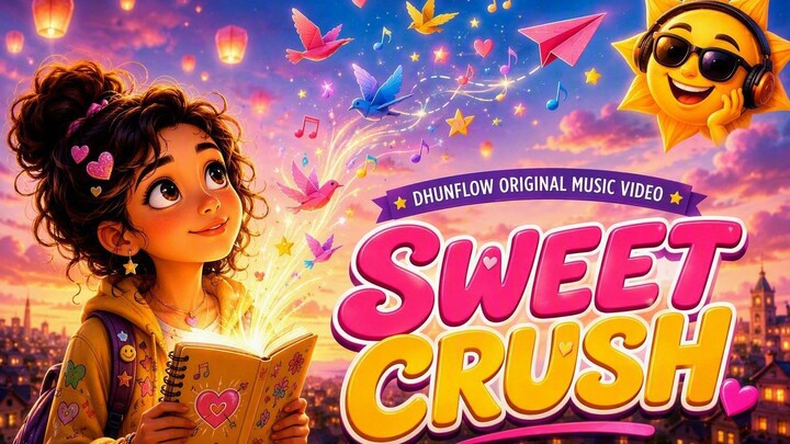 Sweet Crush | DhunFlow Official Music Video – A Cute First Love Story