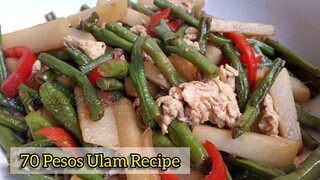 70 Pesos Tipid Ulam Recipe! Gawin ito sa Sitaw at Patatas 😋