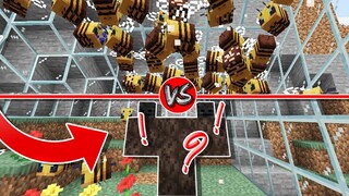 ผึ้ง 100 ตัว! VS วิทเทอร์ บอส!! (Wither Boss) ใน Minecraft 1.15 (มินิเกม)