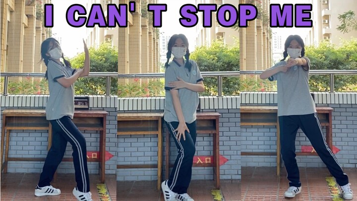 I made up for the school sports meet for two days, so I started Twice's I Can't Stop Me!!!