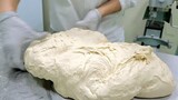 โรงงานขนมปังที่จ่าย 100 ที่ต่อเดือน การทำ cronut palmier carre mont blanc - อาหารข้างทางเกาหลี