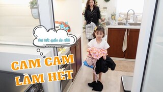 CAM CAM TỰ DỌN NHÀ - CAM CAM LÀM HẾT