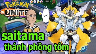 Pokemon Unite Thánh Phồng Tôm SAITAMA Machamp Xuất Hiện Đấm Phát Tèo 5 VS 5 Như Liên Quân Top Game