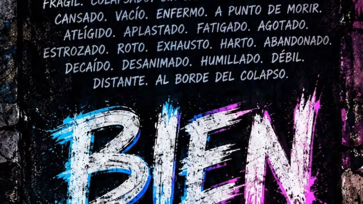 🖤 A veces decir «bien» es la forma más fácil de esconder todo lo que llevas dentro.