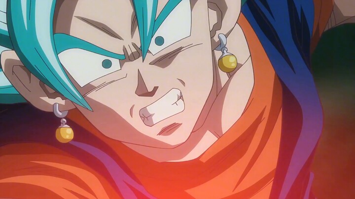 Zamasu claims to be a god and never takes Goku seriously. Vegito is online and extremely powerful.