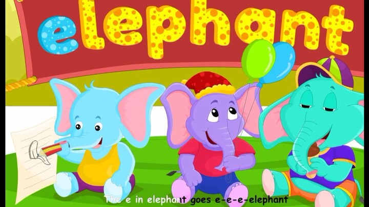 Phonics sound letter Ee song #preschool #alphabet #phonicssongs #kidstv #kidsvid