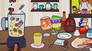 [Hoạt hình Stop-motion]Làm nước ép theo ý muốn｜Phim ngắn chữa bệnh