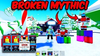 i BROKE the Toilet Tower Defense Christmas Event! Toilet Tower Defense Christmas Update #roblox