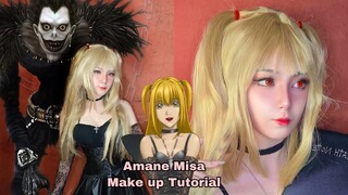 Amane Misa Cosplay From Death Note ( Make up Tutorial  )