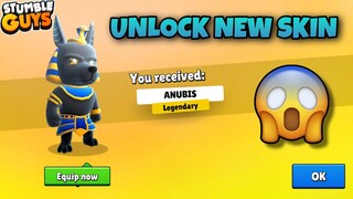 Unlock new Anubis skin stumble guys | Stumble guys new puppet skin unlock | stumble guys new skin 😍