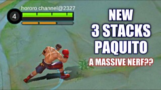 3 STACKS PAQUITO    WHAT!? | MOBILE LEGENDS