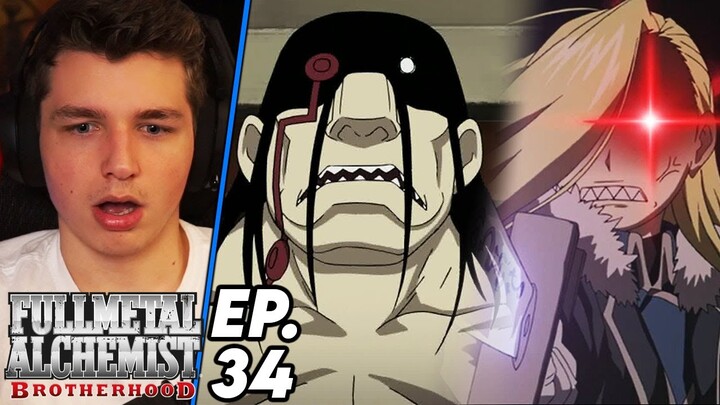 THE SLOTH SIN ATTACKS FORT BRIGGS!! | Fullmetal Alchemist: Brotherhood REACTION Episode 34