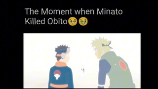 Minato killed Obito 🥺🥹#billi #shorts #naruto