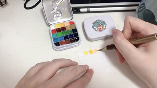 กล่องสีน้ำมินิตัวแรกของฉัน ชอบมาก คุณภาพดี หนามาก
