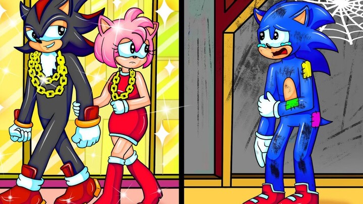 Sonic and Amy sing on the street together, but Amy was found to be nurturing, but it turned out to b