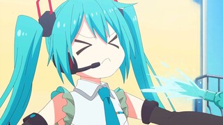 “被汽水喷一脸的笨miku~”