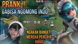 CEWEK PRANK TIM PAKE ANGELA - MOBILE LEGEND INDONESIA