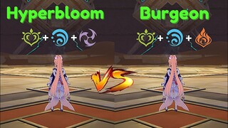 F2P: Kokomi Hyperbloom Vs Kokomi Burgeon!! Which team is best??